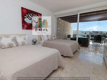 PH DE 3 RECAMARAS BEACH FRONT EN PLAYA DEL CARMEN