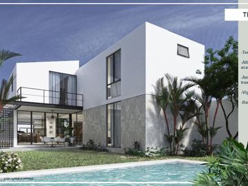 Venta Exclusivas residencias dentro de privada INARA en Cholul, Mérida