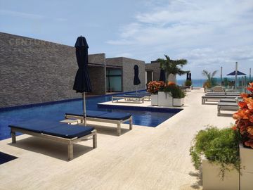 Hermoso departamento 1 recamara a pasitos del MAR Playa del Carmen P3348