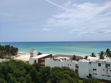 Hermoso departamento 1 recamara a pasitos del MAR Playa del Carmen P3348