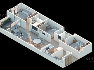 Departamento en VENTA con 3 recámaras en complejo de departamentos P4302