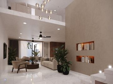 Casa residencial con amenidades en venta en Conkal