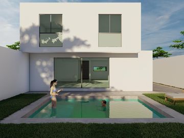 Casa en Fraccionamiento Bosques de Conkal