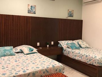 Departamento en planta baja frente al mar  en VENTA 3 recamaras