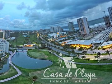 Departamento en  venta Kabah Campo de Golf Vidanta Acapulco Diamante