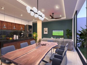 Casa en Venta en Privada con Paneles Solares en Merida, Yucatán en Cholul