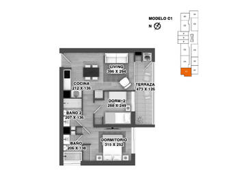Departamento en Venta en Metro Bellavista de La Florida (L5)
