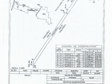 Terreno de 297 Hectáreas carretera  Tetiz - Celestún