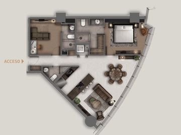 Departamento de Lujo en Valle Oriente