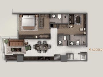 Departamento de Lujo en Valle Oriente