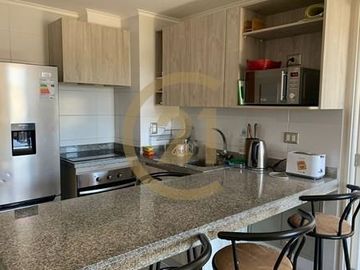 Depto central  2D 2B con hermosa vista al lago