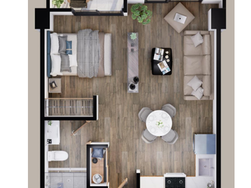 Departamento en Zona Centro con balcón Tijuana, Calle Cuarta, Tijuana, BC