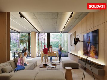 CINCO - Departamento 2 ambientes al contrafrente  en venta - Belgrano