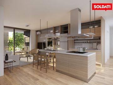 CINCO - Departamento 4 ambientes al frente  en venta - Belgrano