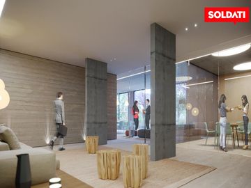 CINCO - Departamento 2 ambientes al frente en venta - Belgrano