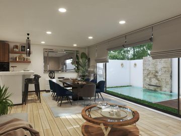 OPORTUNIDAD CASA EN VENTA EN CANCUN 4 RECAMARAS, UNA EN PB. CTO DE SERVICIO CON BAÑO