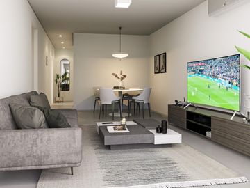 Departamento en  Green Boero con parrilla propia