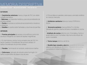 Departamento en  Green Boero con parrilla propia