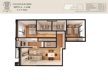 Departamento en construcción en Boedo - Entrega estimada enero 2026