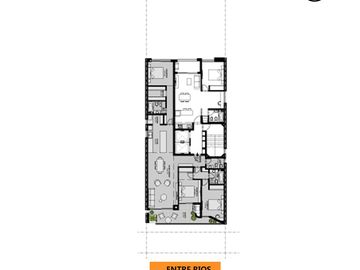 Venta Departamento Tres dormitorios con terraza y pileta Rosario