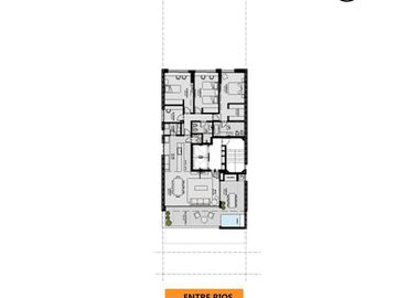 Venta Departamento Tres dormitorios con terraza y pileta Rosario