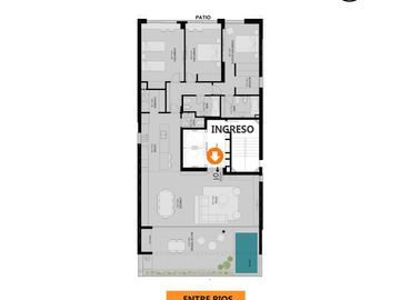 Venta Departamento Tres dormitorios con terraza y pileta Rosario