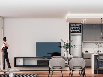 Venta Departamento monoambiente con balcon en Centro Rosario
