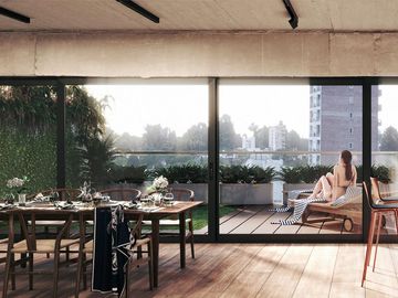 Venta Departamento monoambiente con balcon en Centro Rosario