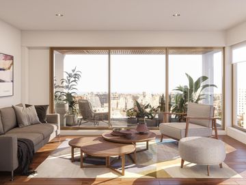 Venta Departamento, Piso Completo, 4 Ambientes, Cochera y Balcón Terraza en Construcción, Colegiales