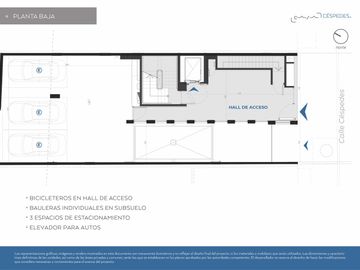 Venta Departamento, Piso Completo, 4 Ambientes, Cochera y Balcón Terraza en Construcción, Colegiales