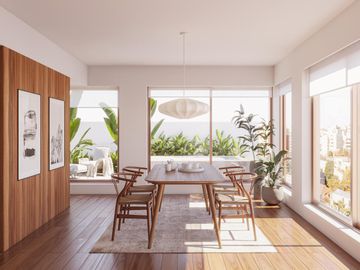 Venta Departamento, Piso Completo, 4 Ambientes, Cochera y Balcón Terraza en Construcción, Colegiales