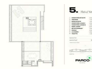 Venta Exclusivo Flat 3DOR Terraza Barrio Jardín