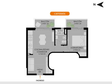 DEPARTAMENTO DE UN DORMITORIO VENTA PILETA Y PARRILLERO LUIS AGOTE ROSARIO