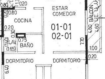 VENTA - Departamento 2 dormitorios en barrio Abasto