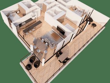 Venta Dpto 3 ambientes en construcción Benavidez