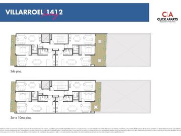 Departamento 2 amb en construccion Villa Crespo Amenities