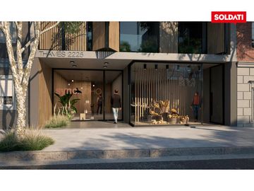 Departamento 2 ambientes en venta al frente en Palermo Soho