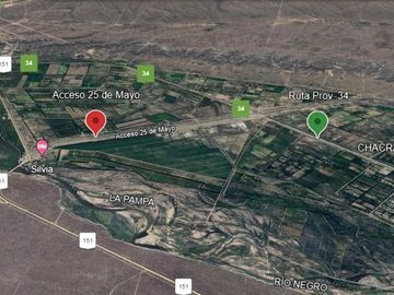 5 héctareas (chacra)  con riego y entrada individual en 25 de mayo La Pampa