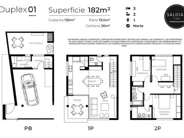 Venta Departamento duplex 4 ambientes con cochera y patio propio en Tigre