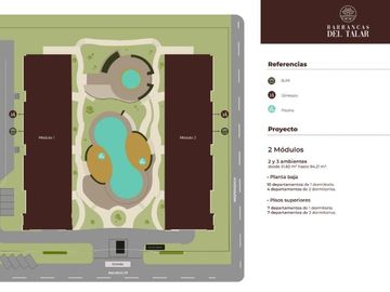 Departamento en  complejo Barrancas del Talar