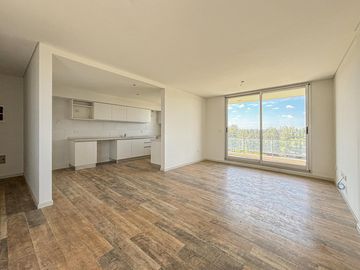 Departamento de 2 dormitorios, 2 cocheras, con terraza exclusiva y amenities