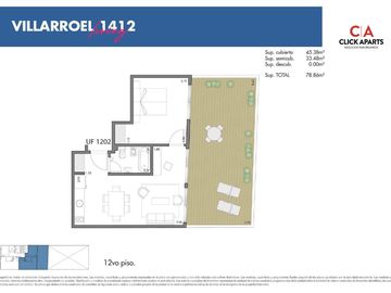 Departamento 2 amb en construccion Villa Crespo Amenities