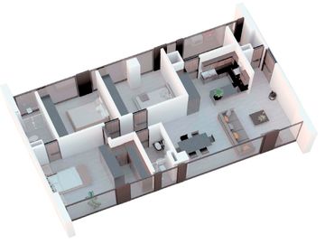 Departamento en venta Torre Cinco, Carcaña, Momoxpan, Recta a Cholula, Puebla.