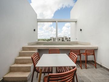 DEPARTAMENTO EN PREVENTA EN TEMOZON NORTE, MERIDA, YUCATAN.