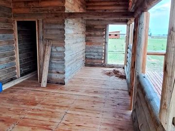 Venta  lote de  1200 m² y  cabaña rustica  a estrenar en club de polo 