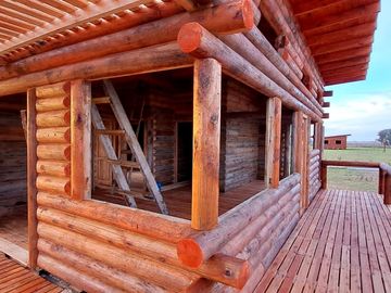 Venta  lote de  1200 m² y  cabaña rustica  a estrenar en club de polo 