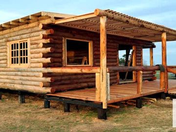 Venta  lote de  1200 m² y  cabaña rustica  a estrenar en club de polo 
