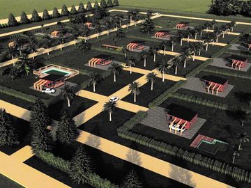 Venta  lote de  1200 m² y  cabaña rustica  a estrenar en club de polo 