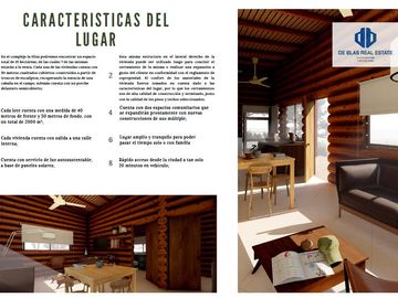 Venta  lote de  1200 m² y  cabaña rustica  a estrenar en club de polo 