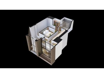 Apartaesudio en venta para inversión en short rents sector la Avenida